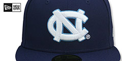 North Carolina NCAA TEAM-BASIC Navy Fitted Hat by New Era - 2nd View