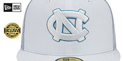 North Carolina TEAM-BASIC TRUCKER White Fitted Hat by New Era - 2nd View