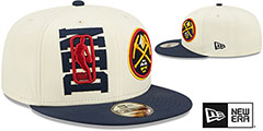 Nuggets 2022 NBA DOUBLE WHAMMY DRAFT SNAPBACK Hat by New Era - 2nd View