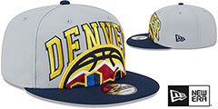 Nuggets 2023 TIP OFF SNAPBACK Grey-Navy Hat by New Era - 2nd View