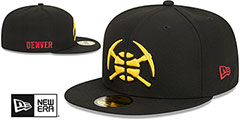 Nuggets 23-24 ALTERNATE CITY-EDITION Fitted Hat by New Era - 2nd View