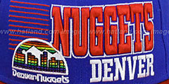 Nuggets 2T BORDERLINE SNAPBACK Royal-Red Hat by New Era - 2nd View