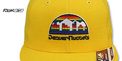 Nuggets ALEX ENGLISH SWINGMAN Gold-Royal Fitted Hat by Reebok - 2nd View