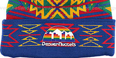 Nuggets GEOTECH Knit Beanie by Mitchell and Ness - 2nd View