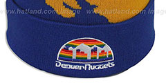 Nuggets PAINTBRUSH BEANIE by Mitchell and Ness - 2nd View