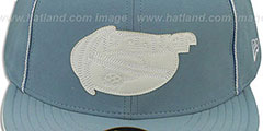 Nuggets SKY BLUE DaBu Fitted Hat by New Era - 2nd View