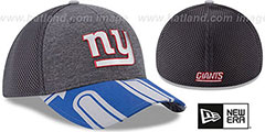 NY Giants 2017 NFL ONSTAGE FLEX Charcoal Hat by New Era - 2nd View