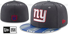 NY Giants 2017 SPOTLIGHT Charcoal Fitted Hat by New Era - 2nd View