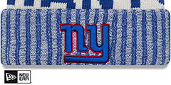 NY Giants 2017 STADIUM BEANIE Royal Knit Hat by New Era - 2nd View