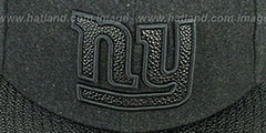 NY Giants MELTON STINGER STRAPBACK Hat by New Era - 2nd View