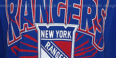 NY Rangers EARTHQUAKE Royal T-Shirt by Mitchell and Ness - 2nd View