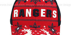 NY Rangers UGLY SWEATER FLEX Navy-Red Hat by Zephyr - 2nd View