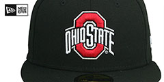 Ohio State NCAA TEAM-BASIC Black Fitted Hat by New Era - 2nd View