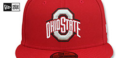 Ohio State NCAA TEAM-BASIC Red Fitted Hat by New Era - 2nd View