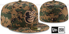 Orioles 2016 MEMORIAL DAY STARS N STRIPES Hat by New Era - 2nd View