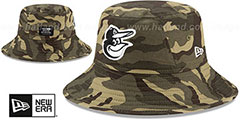 Orioles 2021 ARMED FORCES STARS N STRIPES BUCKET Hat by New Era - 2nd View