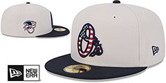 Orioles 2024 JULY 4TH STARS N STRIPES Fitted Hat by New Era - 2nd View