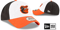 Orioles CORE-CLASSIC HOME STRAPBACK White-Black-Orange Hat by New Era - 2nd View