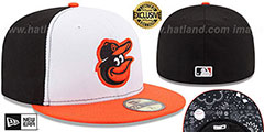 Orioles HOME BLACKDANA BOTTOM Fitted Hat by New Era - 2nd View