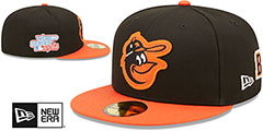 Orioles LETTERMAN SIDE-PATCH Fitted Hat by New Era - 2nd View