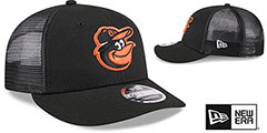 Orioles LOW-CROWN TRUCKER SNAPBACK Black Hat by New Era - 2nd View