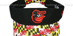 Orioles MARYLAND FLAG VISOR Black-Flag by New Era - 2nd View