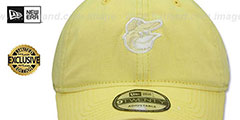 Orioles MINI BEACHIN STRAPBACK Light Yellow Hat by New Era - 2nd View