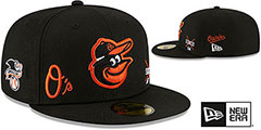 Orioles MULTI-AROUND Black Fitted Hat by New Era - 2nd View