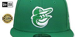 Orioles TEAM-BASIC SNAPBACK Kelly-White Hat by New Era - 2nd View