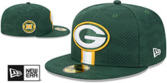 Packers 2024 NFL SIDELINE Green Fitted Hat by New Era - 2nd View