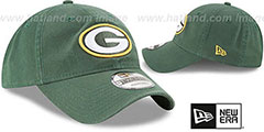 Packers CORE-CLASSIC STRAPBACK Green Hat by New Era - 2nd View