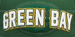 Packers NFL ONFIELD DRAFT Green Fitted Hat by New Era - 2nd View