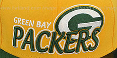 Packers NFL-TIGHT Gold-Green Fitted Hat by New Era - 2nd View