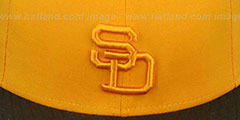 Padres 1972 ROAD FASHION Gold-Brown Hat by New Era - 2nd View