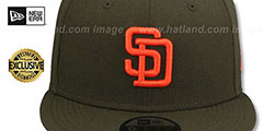 Padres 1985-90 COOPERSTOWN REPLICA SNAPBACK Hat by New Era - 2nd View