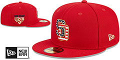 Padres 2023 JULY 4TH STARS N STRIPES Fitted Hat by New Era - 2nd View