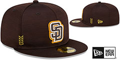 Padres 2024 ALTERNATE CLUBHOUSE Heather Brown Fitted Hat by New Era - 2nd View