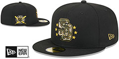 Padres 2024 ARMED FORCES STARS N STRIPES Hat by New Era - 2nd View