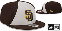 Padres 2024 BATTING PRACTICE 950 SNAPBACK Hat by New Era - 2nd View