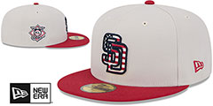 Padres 2024 JULY 4TH STARS N STRIPES Fitted Hat by New Era - 2nd View