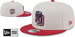 Padres 2024 JULY 4TH STARS N STRIPES SNAPBACK Hat by New Era - 2nd View