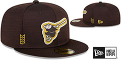 Padres 2024 ONFIELD CLUBHOUSE Heather Brown Fitted Hat by New Era - 2nd View