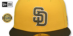 Padres COOPERPACK Gold-Brown Fitted Hat by New Era - 2nd View