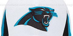 Panthers 2013 NFL TRAINING FLEX White Hat by New Era - 2nd View