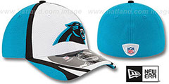 Panthers 2014 NFL TRAINING FLEX White Hat by New Era - 2nd View