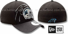 Panthers NFL BLACK-CLASSIC FLEX Hat by New Era - 2nd View