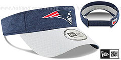 Patriots 18 NFL STADIUM Navy-Grey Visor by New Era - 2nd View