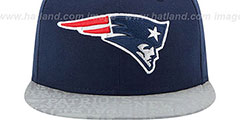 Patriots 2014 NFL DRAFT Navy Fitted Hat by New Era - 2nd View