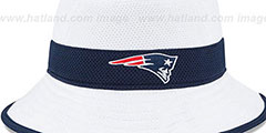 Patriots 2015 NFL TRAINING BUCKET White Hat by New Era - 2nd View