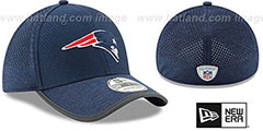 Patriots 2017 NFL TRAINING FLEX Navy Hat by New Era - 2nd View